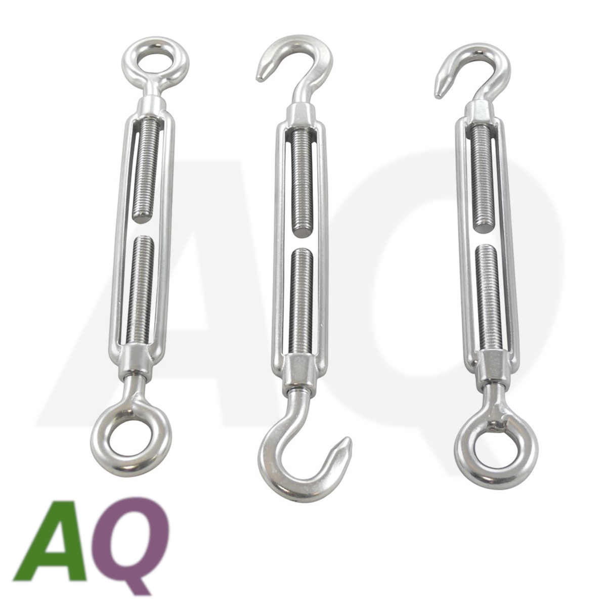 Carabiner Chain Connector Steel Screw Connector V4A Sailing Outdoor Shackle 