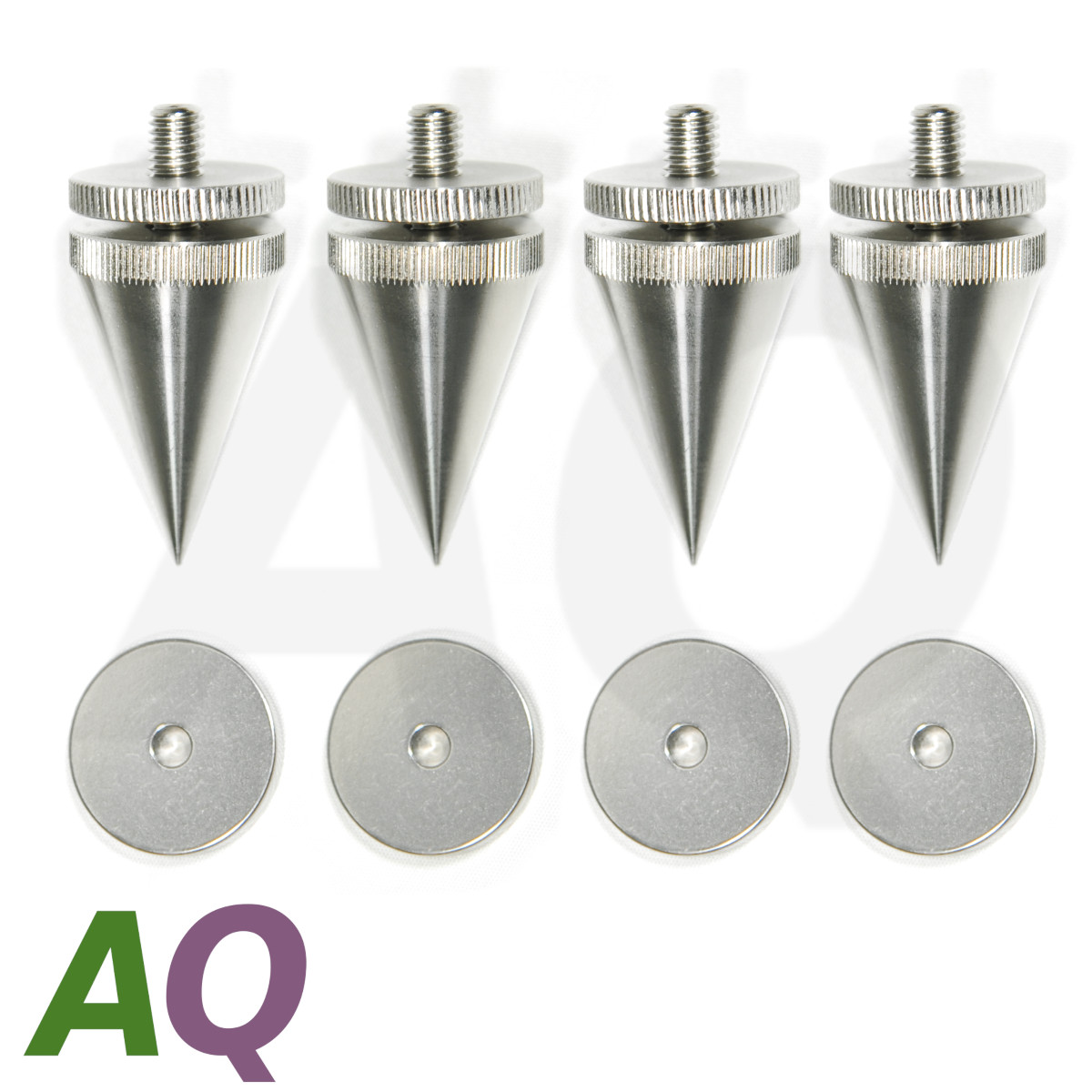 Stainless steel hifi spikes 20mm/M6 or 30mm/M8