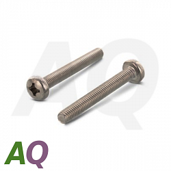 Pan head screws <nobr>DIN 7985</nobr> stainless steel V2A